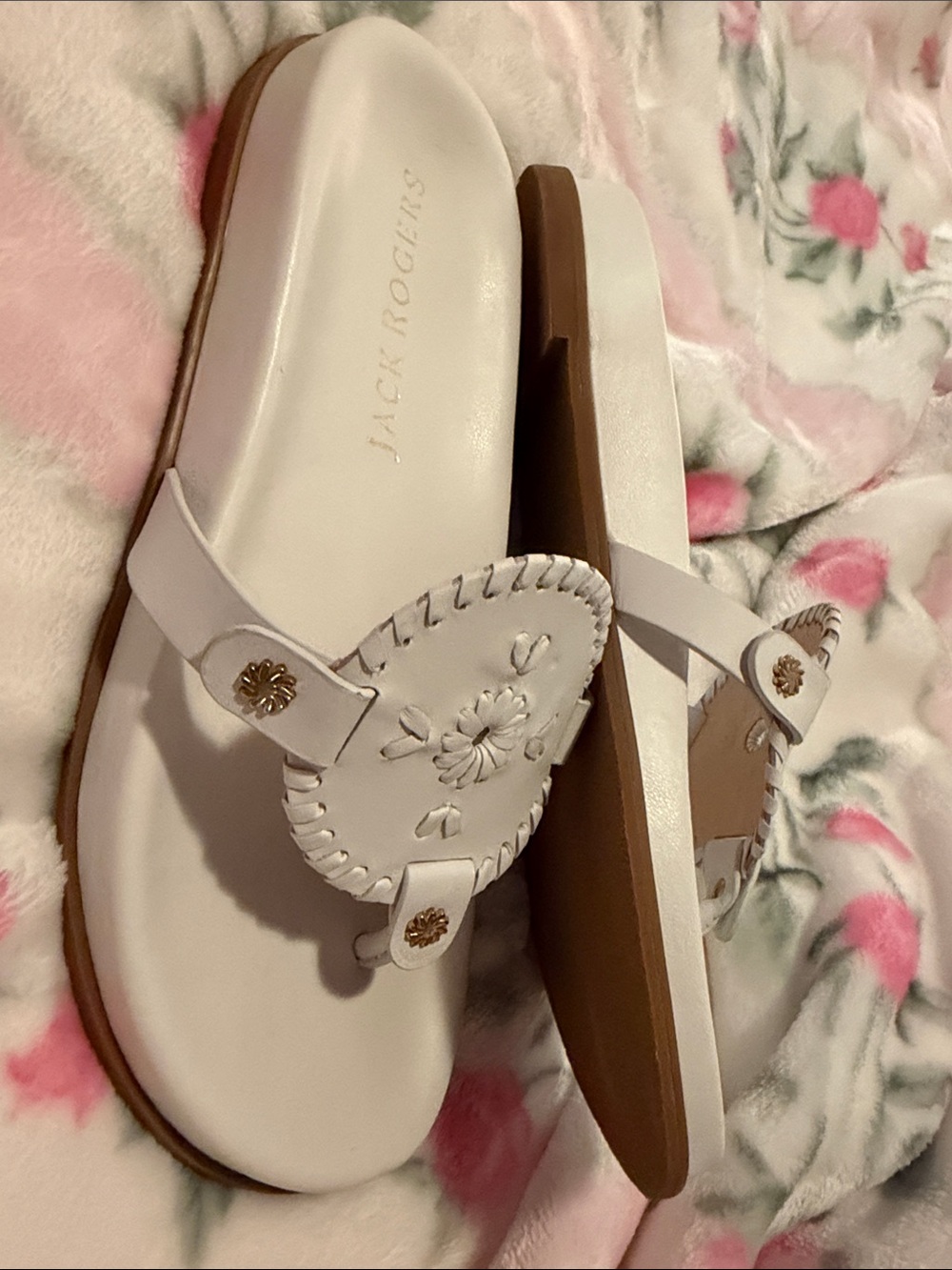 Jack Rogers White Collins Comfort Salads Size 9 - Picture 3 of 4